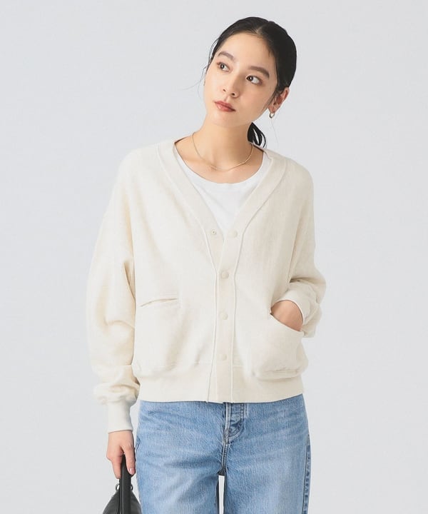 MUVEIL × Ray BEAMS 別注 パインボタン ボーダーカーディガン BEAMS WOMEN｜【7/25再値下げ】【ビームスの百名品】リング