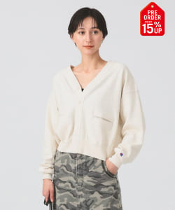 【+15%ポイントUP】【別注】Champion / リバースウィーブ(R) カーディガン