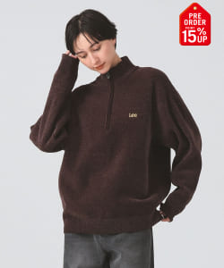 【+15%ポイントUP】Lee / HALF ZIP SWEATER