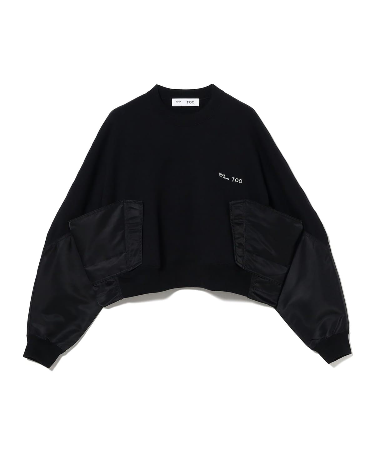 TOGA TOO コットンナイロンスエットシャツ　Lサイズ Ray BEAMS（レイ ビームス）TOGA TOO / NYLON SWEATSHIRT（トップス