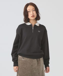 【期間限定】FRED PERRY / Zip Neck Collar Sweatshirt