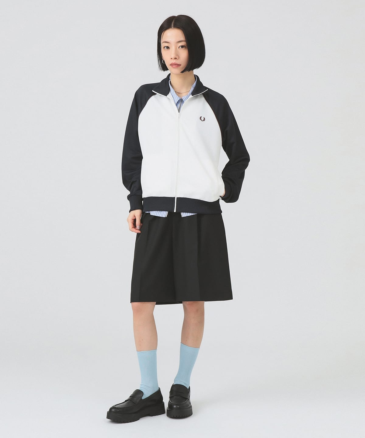 Ray BEAMS（レイ ビームス）【別注】FRED PERRY / カラー ブロック