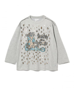 BEAMS COUTURE / ハンドプリント 豹柄 スウェット