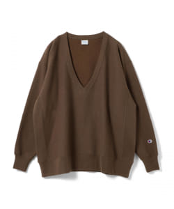 Champion × Ray BEAMS / 別注 Vネック スウェット