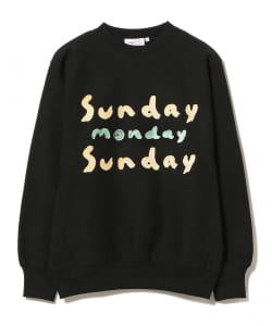 MAYUMI.Y × Ray BEAMS / 別注 Sunday Monday クルーネック スウェット