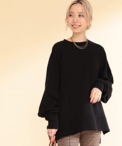【WEB限定】Ray BEAMS / スウェット ビッグ クルーネック プルオーバー