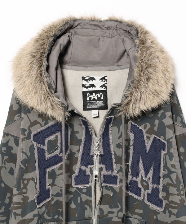 P.A.M. / FUR TRIM HOODED