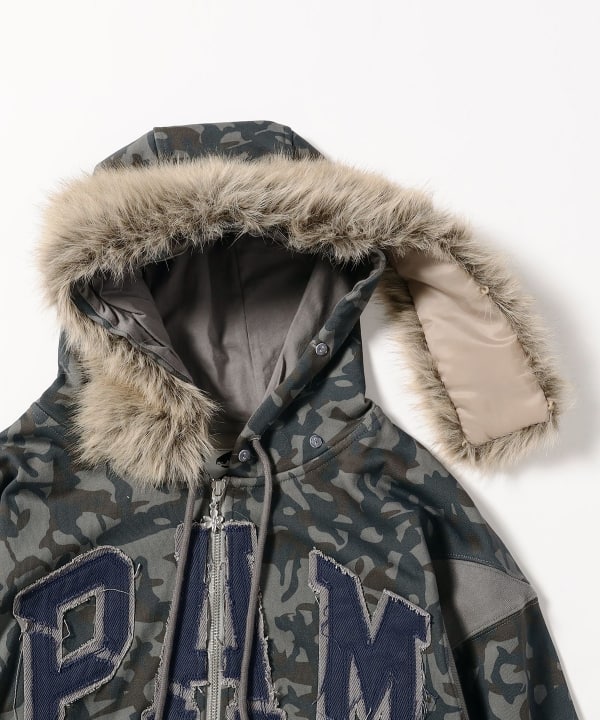 P.A.M. / FUR TRIM HOODED
