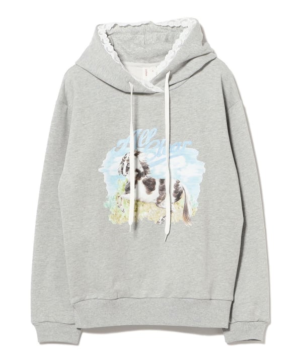 YUHAN WANG / Piebald Horse Hoodie