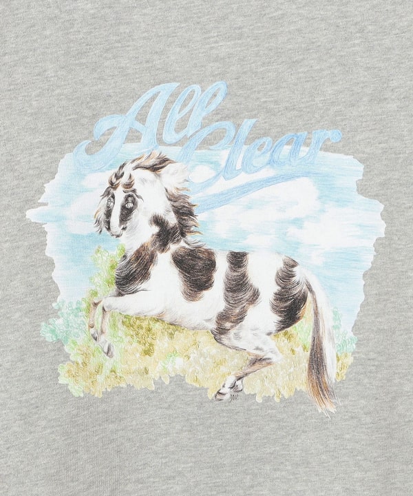 YUHAN WANG / Piebald Horse Hoodie