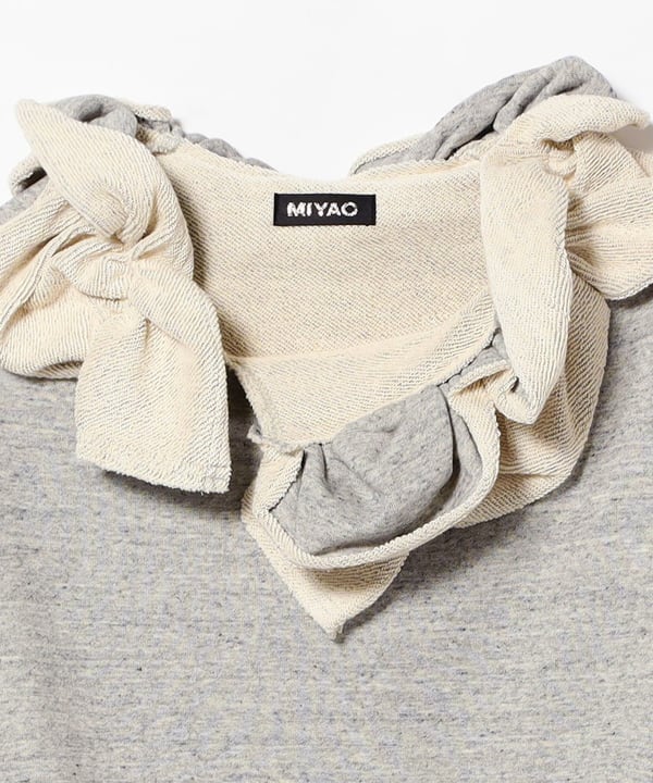 【別注】MIYAO × Ray BEAMS / フリル スウェット