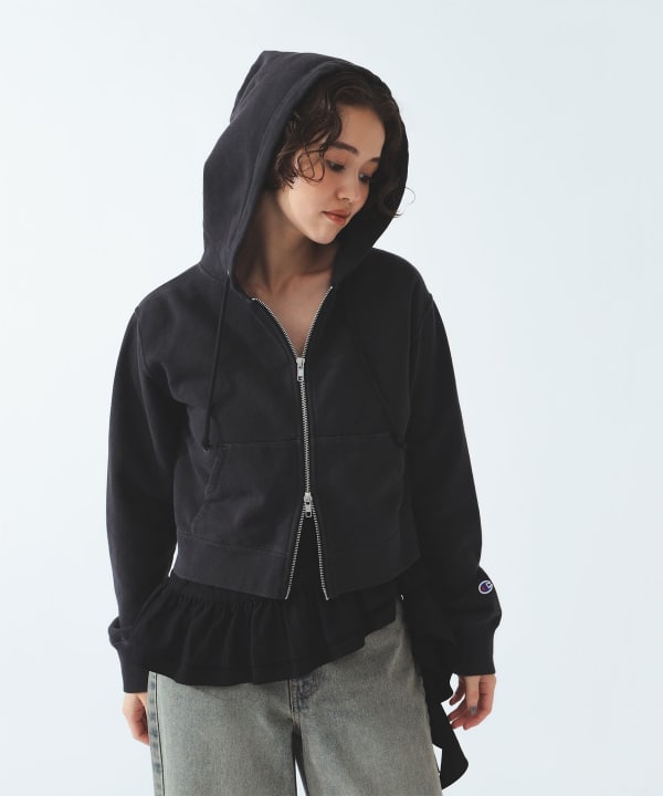 【別注】Champion / ジップ フーデッド スウェット シャツ