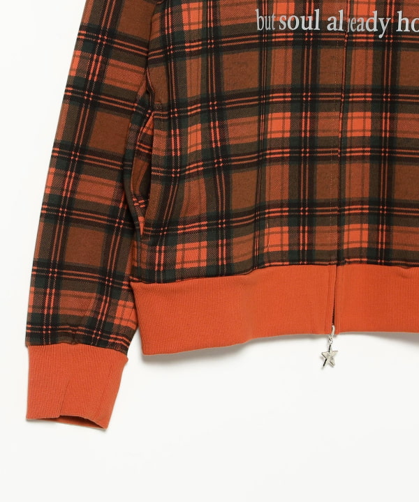 【別注】MOMENTEL × Ray BEAMS / チェック フーディー