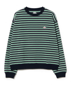 DANTON / ストライプ ロング スリーブ スウェットシャツ
