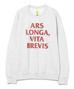 LOOSE JOINTS / KOSUKE SHONO 'ARS LONGA, VITA BREVIS' CREW NECK