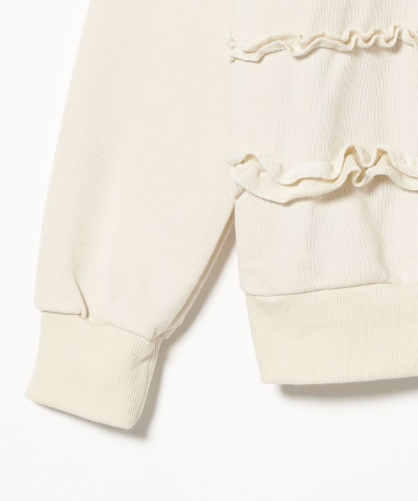 sister jane / Vela Ruffle Polo Sweatshirt