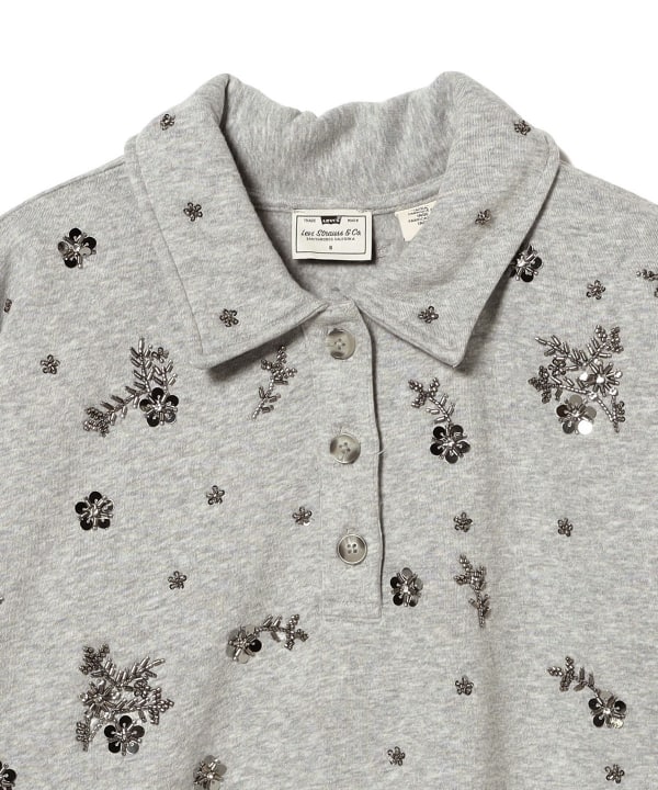 LEVI’S(R) / Vintage Embellished Polo Sweatshirt