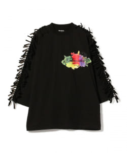 ▲○TOGA PULLA / TOGA PULLA × FRUIT OF THE LOOM フリンジ Tシャツ