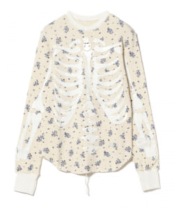 ▲○FACETASM / BONES ON FLOWERS LONG TEE