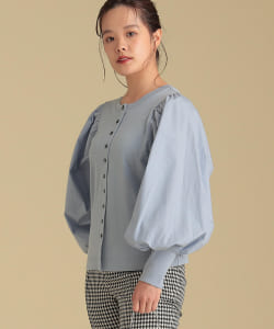 Ray BEAMS / バルーン スリーブ キリカエ Tシャツ