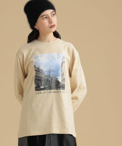 ▲Available Today × Ray BEAMS / 別注 Look On The Bright Side ロングスリーブ Tシャツ