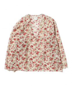 ○RhodolirioN / LACE OVERSIZED V NECK SHIRT