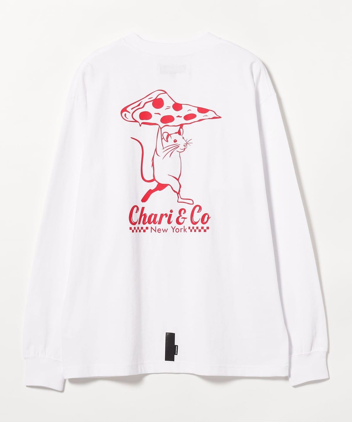 CHARI&CO × Ray BEAMS / 別注 PIZZARAT ロングスリーブ Tシャツ