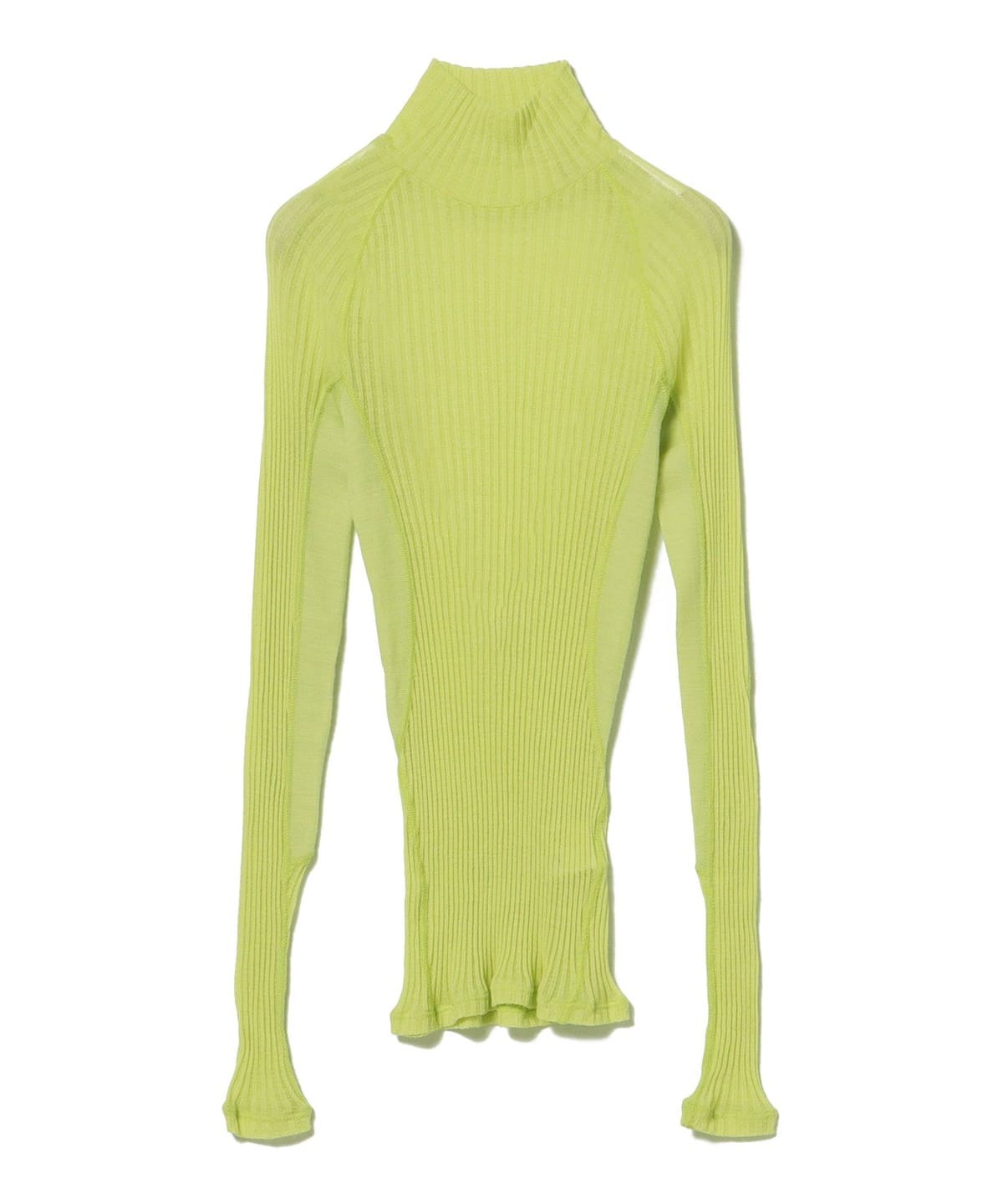 〇beautiful people ビューティフル ピープル / sheer rib jersey diver cutline top Tシャツ・カットソー WOMEN neon yellow ONE SIZE 〇beautiful people ビューティフル ピープル / sheer rib jersey diver cutline top Tシャツ・カットソー WOMEN neon yellow ONE SIZE