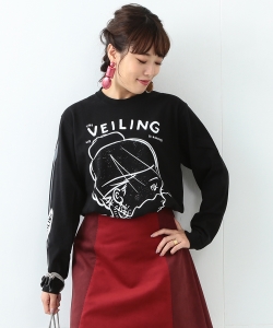 VEIL / PANDRAS BOX  ロングスリーブ Tシャツ