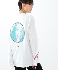VEIL × Ray BEAMS / 別注 袖ロゴ ロングスリーブ Tシャツ