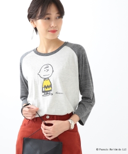 GOOD SPEED / チャーリーブラウン ラグラン Tシャツ