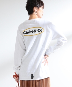 Chari&Co × Ray BEAMS / 別注 ロゴ ロングスリーブ Tシャツ