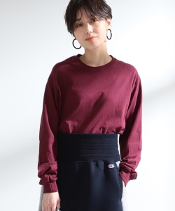 Chari&Co × Ray BEAMS / 別注 ロゴ ロングスリーブ Tシャツ