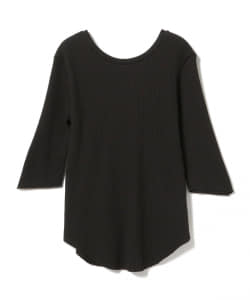 ▲○Uhr / Rib Belted Waffle Tee