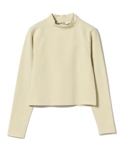 LOS ANGELES APPAREL / Cropped Mock Neck T-shirt