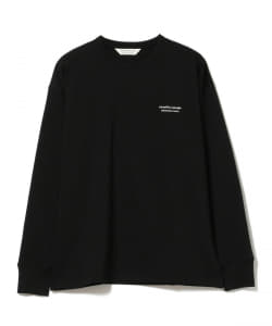 ▲○beautiful people / ロゴ ロングスリーブTシャツ ブラック