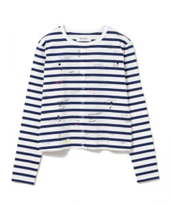 ○MUVEIL / ボーダー カーディガン