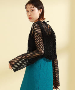 ▲Ray BEAMS / メッシュ ロングスリーブ Tシャツ