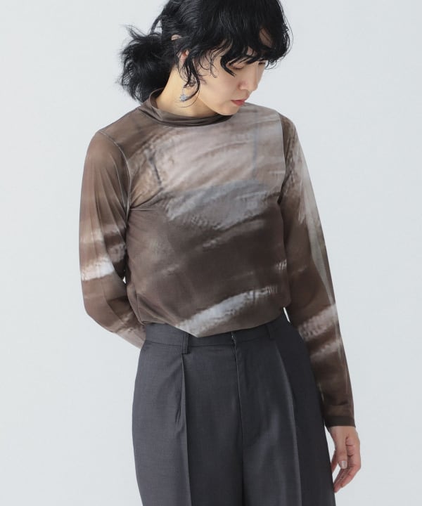 キャメロンレイシー　グラデーショントップス Ray BEAMS（レイ ビームス）RBS / グラデーション プリント