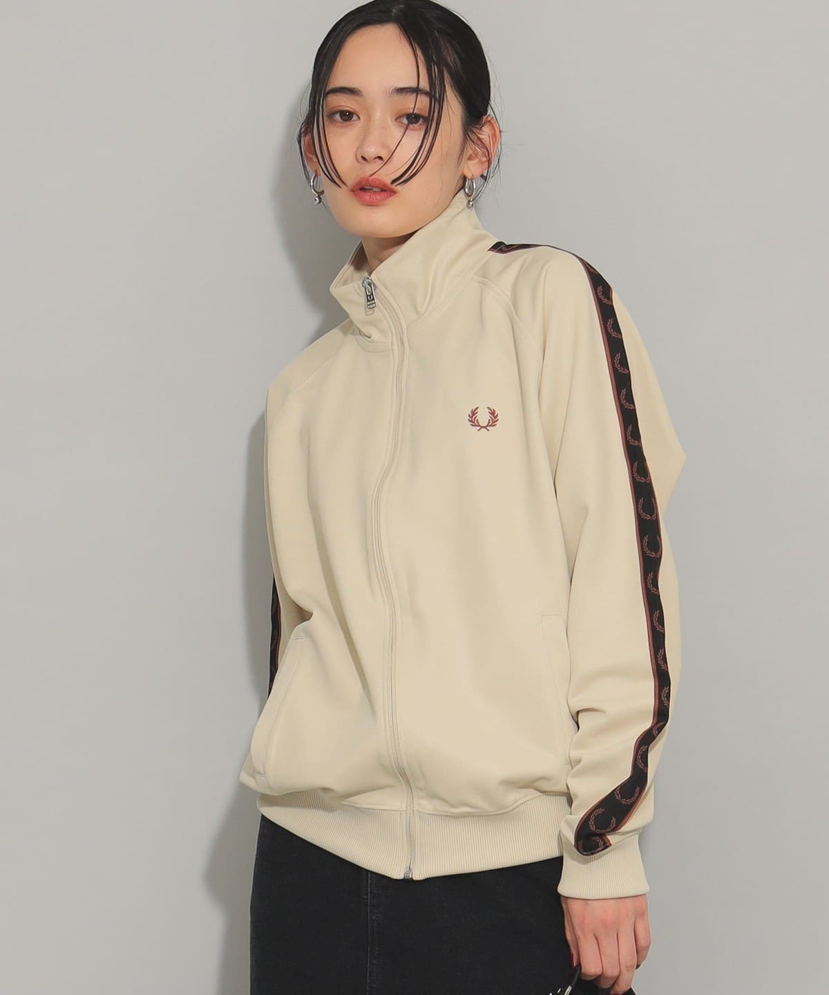 Ray BEAMS（レイ ビームス）FRED PERRY / Contrast Tape Track Jacket（ジャケット カジュアルジャケット ）通販｜BEAMS