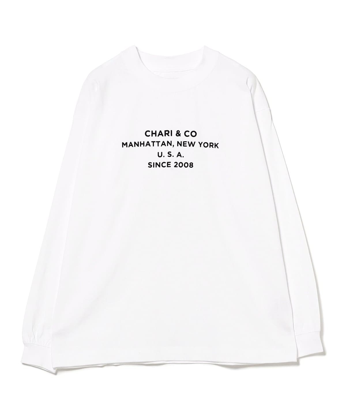 Ray BEAMS（レイ ビームス）【別注】CHARI&CO / LOCATION LOGO ロングスリーブ Tシャツ（Tシャツ・カットソー  Tシャツ）通販｜BEAMS