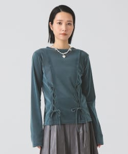 【+15%ポイントUP】フロッキー レースアップ トップス