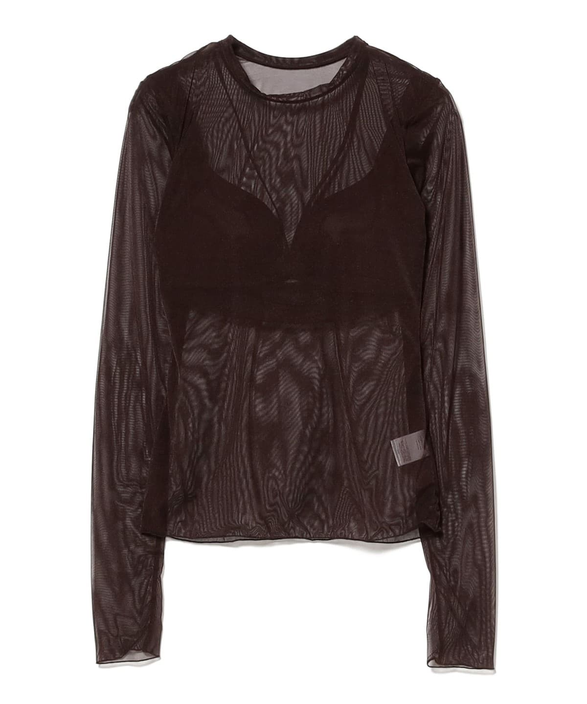 NICENICE MOMENT / MESH LS SHELL Tシャツ・カットソー WOMEN MESH CHERRY LACQUER M/A-C NICENICE MOMENT / MESH LS SHELL Tシャツ・カットソー WOMEN MESH CHERRY LACQUER M/A-C