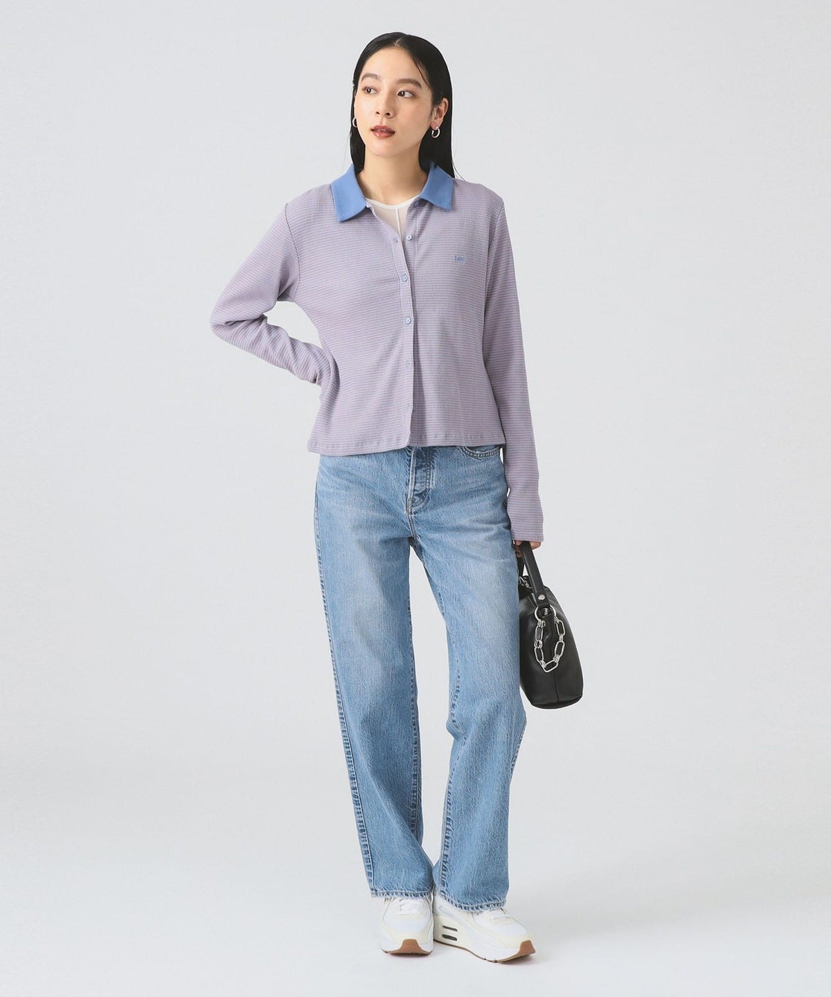 Ray BEAMS（レイ ビームス）Lee / BORDER WAFFLE SHIRTS