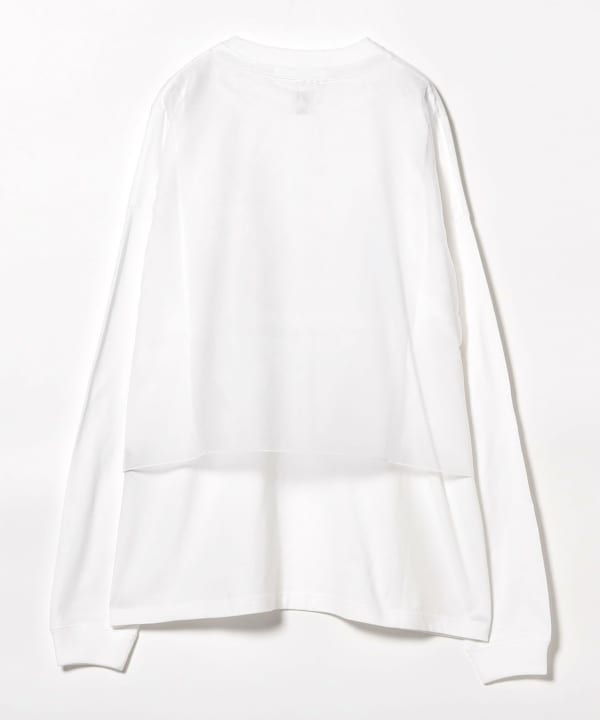 別注Yuumi ARIA BIGFRILL T-SHIRT 白 RayBeams 別注Yuumi ARIA