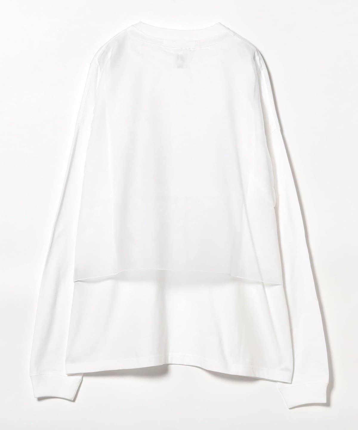 別注Yuumi ARIA BIGFRILL T-SHIRT 白 RayBeams 別注Yuumi ARIA BIGFRILL T-SHIRT 白 RayBeams