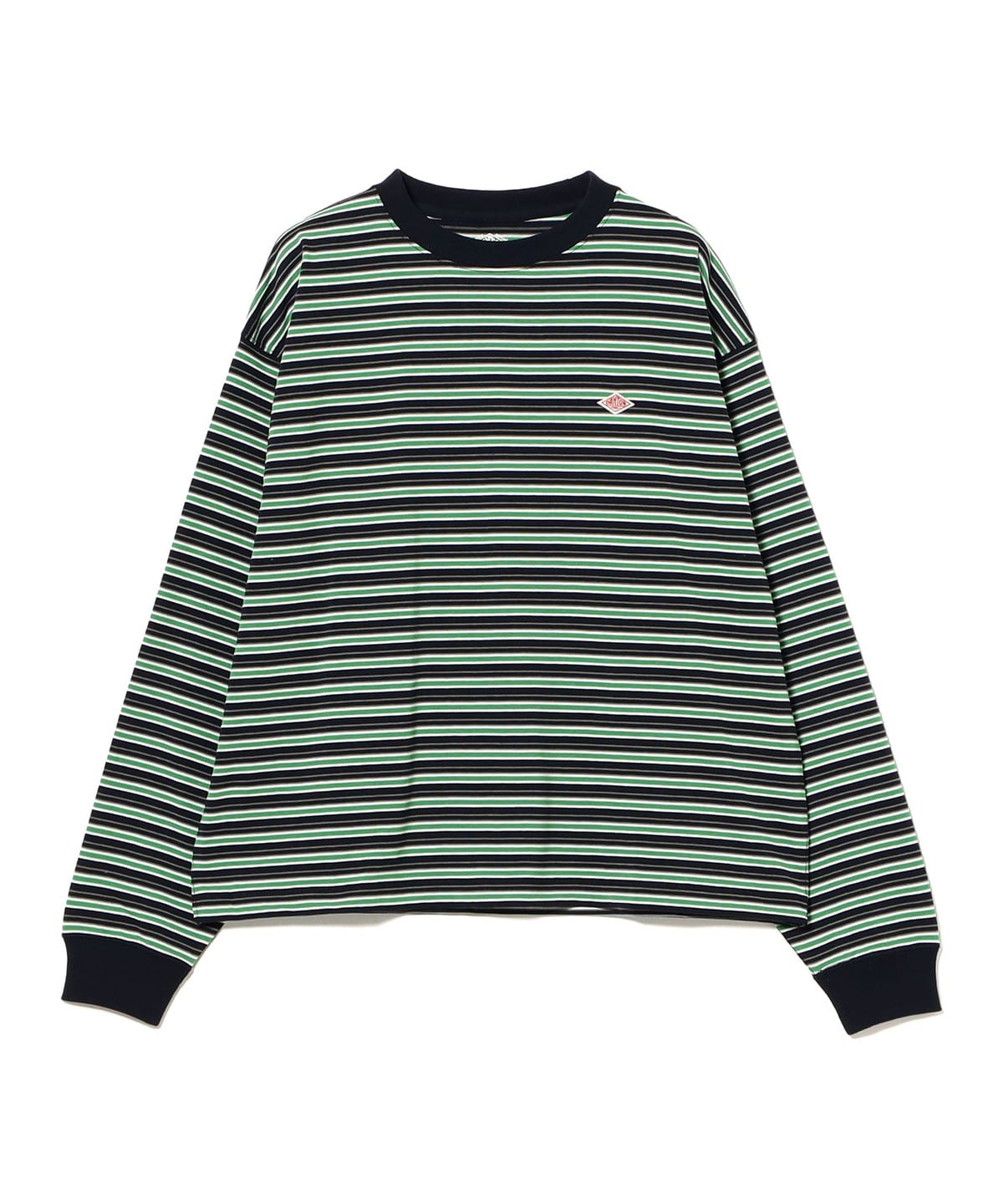 BEAMS DANTON / （BLACK／M） Ray BEAMS（レイ ビームス）DANTON / LONG SLEEVE T-SHIRT STRIPE（T