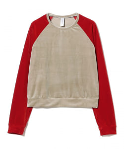 SIMONE WILD / VELVET RAGLAN SWEATSHIRT