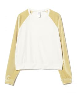 SIMONE WILD / VELVET RAGLAN SWEATSHIRT