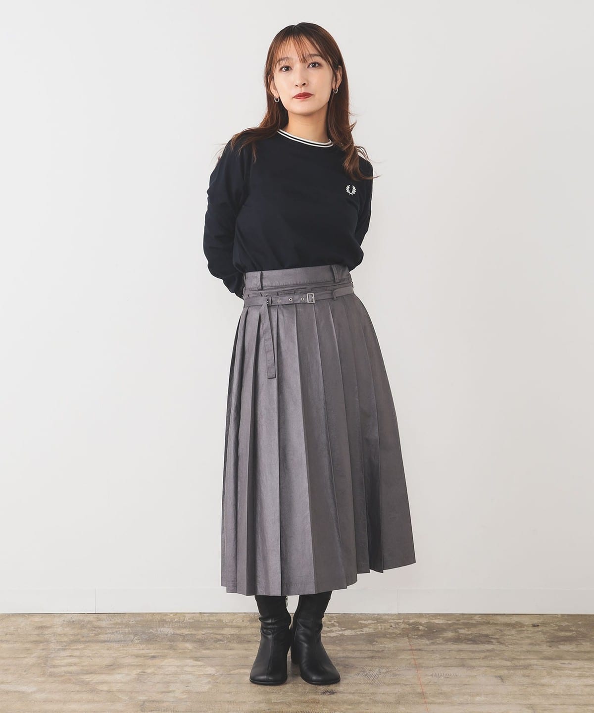 Ray BEAMS（レイ ビームス）FRED PERRY / Twin Tipped Long Sleeve T